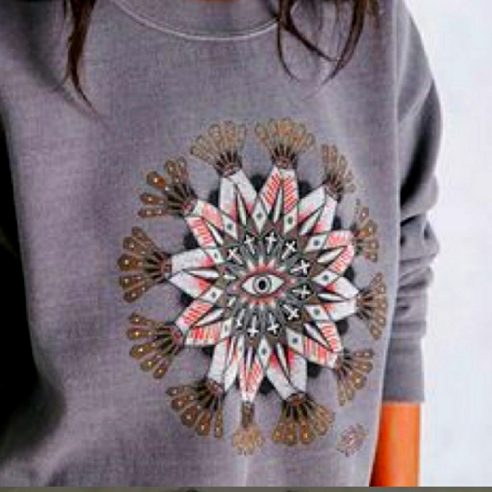 Obey Eye Mandala Pullover Sweatshirt